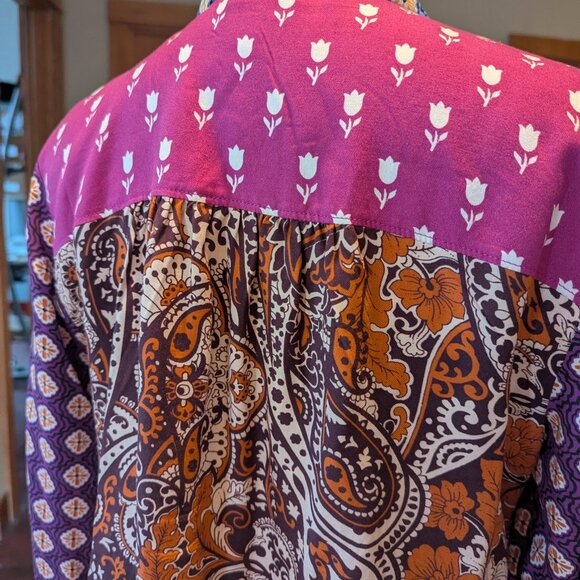 Anthropologie maeve multi color blouse - Picture 3 of 4